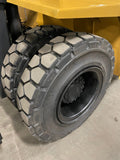 2016 CAT DP70N 15500 DIESEL FORKLIFT PNEUMATIC 114/148" 2 STAGE MAST DUAL DRIVE TIRES SIDE SHIFTER ENCLOSED CAB HEAT & AC 2500 HOURS STOCK # BF9193349-BUF - United Lift Equipment LLC