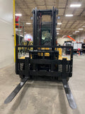 2016 CAT DP70N 15500 DIESEL FORKLIFT PNEUMATIC 114/148" 2 STAGE MAST DUAL DRIVE TIRES SIDE SHIFTER ENCLOSED CAB HEAT & AC 2500 HOURS STOCK # BF9193349-BUF - United Lift Equipment LLC
