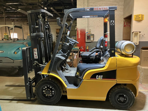 2022 CATERPILLAR GP25N 5000 LB LP GAS FORKLIFT PNEUMATIC 85/188" 3 STAGE MAST SIDE SHIFTER 1143 HOURS STOCK # BF9211499-OHB