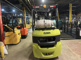 2023 CLARK S25C 5000 LB LP GAS FORKLIFT CUSHION 86/189" 3 STAGE MAST SIDE SHIFTER 14 HOURS STOCK # BF9243439-BSOH - United Lift Equipment LLC