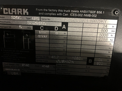 2023 Clark S25C