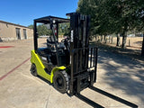 2021 CLARK S25D 5000 LB DIESEL FORKLIFT PNEUMATIC 85/189 3 STAGE MAST SIDE SHIFTER 4530 HOURS STOCK # BF9185129-TXB