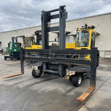 2020 COMBI C14000 14000 LB DIESEL FORKLIFT PNEUMATIC SIDE LOADER 138/178" 2 STAGE MAST FULL WIDTH FORK POSITIONER ENCLOSED HEATED CAB 6909 HOURS STOCK # BF9659539-NCB