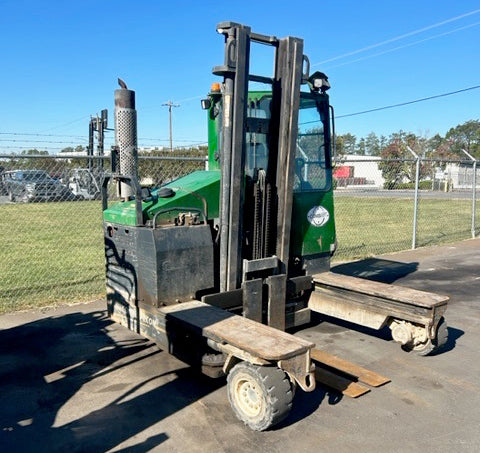 2014 COMBI C8000 8000 LB LP GAS FORKLIFT PNEUMATIC 110/158" 2 STAGE MAST FORK POSITIONER 4328 HOURS STOCK # BF9529549-NCB - United Lift Equipment LLC