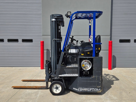 2013 COMBI CB6000 6000 LB LP GAS FORKLIFT CUSHION 258" QUAD MAST SIDE SHIFTING FORK POSITIONER 3000 HOURS STOCK # BF9188839-RIL - United Lift LLC