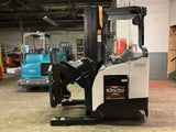 2020 CROWN RM6025-45 4500 LB ELECTRIC REACH TRUCK CUSHION 91/198 3 STAGE MAST 729 HOURS STOCK # BF9223299-BSOH - United Lift Equipment LLC