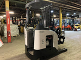 2020 CROWN RM6025-45 4500 LB ELECTRIC REACH TRUCK CUSHION 91/198 3 STAGE MAST 729 HOURS STOCK # BF9223299-BSOH - United Lift Equipment LLC