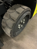 2025 DEWALT LIFT TRUCK DEC4-25 LITHIUM ION BATTERY ELECTRIC 5000 LB CAPACITY TREADED CUSHION TIRES 85/189" LIFT HEIGHT 3 STAGE MAST SIDE SHIFTING FORK POSITIONER 2000hr/2YR WARRANTY CHARGER INCLUDED STOCK # BF9285389-BUF - United Lift LLC