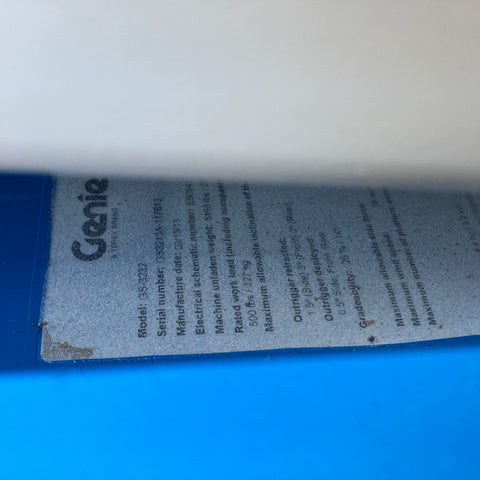 2013 Genie GS-3232