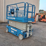 2015 GENIE GS3246 SCISSOR LIFT 32' REACH 24 VOLT ELECTRIC SMOOTH CUSHION TIRES 406 HOURS STOCK # BF993529-WIBFL