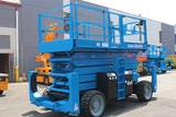 2015 GENIE GS5390RT SCISSOR LIFT 53' REACH DIESEL ROUGH TERRAIN 4WD 3569 HOURS STOCK # BF9365189-NLE