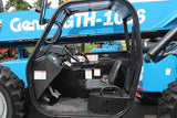 2019 GENIE GTH1056 10000 LB DIESEL TELESCOPIC FORKLIFT TELEHANDLER PNEUMATIC 4WD OUTRIGGERS OPEN CAB 2135 HOURS STOCK # BF9748539-NLE - United Lift LLC