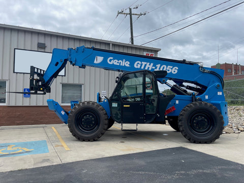2023 GENIE GTH1056 10000 LB DIESEL TELESCOPIC FORKLIFT TELEHANDLER PNEUMATIC 4WD AUXILIARY HYDRAULICS ENCLOSED CAB WITH HEAT AND AC BRAND NEW STOCK # BF91882749-HLOH - United Lift Equipment LLC