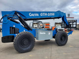 2014 GENIE GTH1056 10000 LB DIESEL TELESCOPIC FORKLIFT TELEHANDLER PNEUMATIC 4WD OUTRIGGERS 3770 HOURS STOCK # BF9741179-VAOH - United Lift Equipment LLC