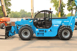 2017 GENIE GTH1256 12000 LB DIESEL TELESCOPIC FORKLIFT TELEHANDLER PNEUMATIC 4WD OUTRIGGERS 1560 HOURS STOCK # BF91249139-NLE - United Lift Equipment LLC