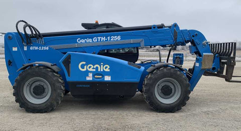 2019 GENIE GTH1256 12000 LB DIESEL TELESCOPIC FORKLIFT TELEHANDLER ...