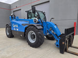 2020 GENIE GTH1544 15000 LB DIESEL TELESCOPIC FORKLIFT TELEHANDLER PNEUMATIC 4WD CAB WITH HEAT AND AC 1075 HOURS STOCK # BF9851129-RIL - United Lift LLC