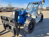 2013 GENIE GTH5519 5500 LB DIESEL TELESCOPIC FORKLIFT TELEHANDLER PNEUMATIC 4WD ENCLOSED CAB WITH HEAT AND A/C 1738 HOURS STOCK # BF9441139-VAOH - United Lift Equipment LLC