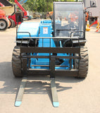 2014 GENIE GTH5519 5500 LB DIESEL TELESCOPIC FORKLIFT TELEHANDLER PNEUMATIC 4WD ENCLOSED CAB WITH HEAT AND AC 1240 HOURS STOCK # BF9595429-NLE - United Lift Equipment LLC