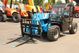 2014 GENIE GTH5519 5500 LB DIESEL TELESCOPIC FORKLIFT TELEHANDLER PNEUMATIC 4WD ENCLOSED CAB WITH HEAT AND AC 1240 HOURS STOCK # BF9595429-NLE - United Lift Equipment LLC
