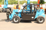 2014 GENIE GTH5519 5500 LB DIESEL TELESCOPIC FORKLIFT TELEHANDLER PNEUMATIC 4WD ENCLOSED CAB WITH HEAT AND AC 1240 HOURS STOCK # BF9595429-NLE - United Lift Equipment LLC