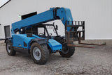 2016 GENIE GTH844 8000 LB DIESEL TELESCOPIC FORKLIFT TELEHANDLER PNEUMATIC 4WD OPEN CAB 2279 HOURS STOCK # BF9408169-WIBTX