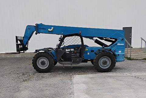 2016 GENIE GTH844 8000 LB DIESEL TELESCOPIC FORKLIFT TELEHANDLER PNEUMATIC 4WD OPEN CAB 2279 HOURS STOCK # BF9408169-WIBTX