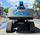 2018 GENIE S65 TRAX TELESCOPIC STRAIGHT BOOM LIFT AERIAL LIFT WITH JIB ARM 65' REACH DIESEL 4WD 2488 HOURS STOCK # BF9998719-NLE - United Lift Equipment LLC