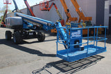 2018 GENIE S65 TELESCOPIC STRAIGHT BOOM LIFT AERIAL LIFT WITH JIB ARM 65' REACH DIESEL 4WD 1813 HOURS STOCK # BF9645429-BUF