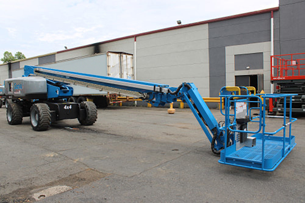 2019 GENIE S85XC TELESCOPIC STRAIGHT BOOM LIFT AERIAL LIFT WITH JIB ARM ...