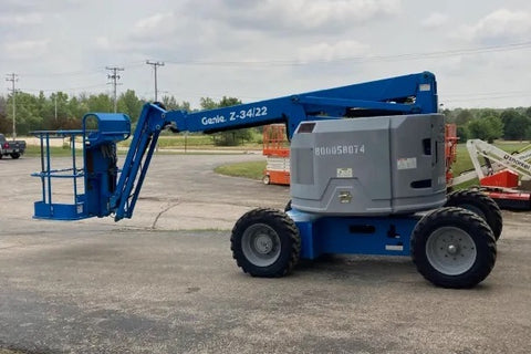 2014 GENIE Z34/22IC ARTICULATING BOOM LIFT AERIAL LIFT WITH JIB ARM 34' REACH DIESEL 4WD 1045 HOURS STOCK # BF9312659-WIB - United Lift Equipment LLC