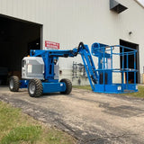 2014 GENIE Z34/22IC ARTICULATING BOOM LIFT AERIAL LIFT WITH JIB ARM 34' REACH DIESEL 4WD 1045 HOURS STOCK # BF9312659-WIB - United Lift Equipment LLC