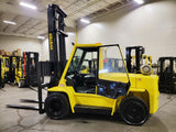 2005 HYSTER H155XL 15500 LB DIESEL FORKLIFT PNEUMATIC 144/212" 2 STAGE CLEAR VIEW MAST DUAL TIRES ENCLOSED CAB 3419 HOURS STOCK # BF9235139-BUF - United Lift Equipment LLC
