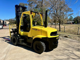 2014 HYSTER H155FT 15500 LB DIESEL FORKLIFT PNEUMATIC 115/173" 2 STAGE MAST SIDE SHIFTING FORK POSITIONER 3211 HOURS STOCK # BF9521349-TXB - United Lift LLC