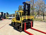 2014 HYSTER H155FT 15500 LB DIESEL FORKLIFT PNEUMATIC 115/173" 2 STAGE MAST SIDE SHIFTING FORK POSITIONER 3211 HOURS STOCK # BF9521349-TXB - United Lift LLC