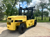 2008 HYSTER H360HD 36000 LB DIESEL FORKLIFT PNEUMATIC 145/147" 2 STAGE MAST FORK POSITIONER 3565 HOURS STOCK # BF9775169-BUF - United Lift LLC