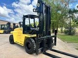 2008 HYSTER H360HD 36000 LB DIESEL FORKLIFT PNEUMATIC 145/147" 2 STAGE MAST FORK POSITIONER 3565 HOURS STOCK # BF9775169-BUF - United Lift LLC