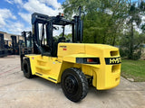 2008 HYSTER H360HD 36000 LB DIESEL FORKLIFT PNEUMATIC 145/147" 2 STAGE MAST FORK POSITIONER 3565 HOURS STOCK # BF9775169-BUF - United Lift LLC