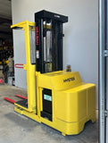 2020 HYSTER R30ES 3000 LB 24 VOLT ELECTRIC FORKLIFT ORDER PICKER CUSHION 94/213" 3 STAGE MAST 129 HOURS STOCK # BF9119179-ARB - United Lift LLC