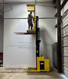 2020 HYSTER R30ES 3000 LB 24 VOLT ELECTRIC FORKLIFT ORDER PICKER CUSHION 94/213" 3 STAGE MAST 129 HOURS STOCK # BF9119179-ARB - United Lift LLC