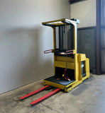 2020 HYSTER R30ES 3000 LB 24 VOLT ELECTRIC FORKLIFT ORDER PICKER CUSHION 94/213" 3 STAGE MAST 129 HOURS STOCK # BF9119179-ARB - United Lift LLC