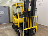 2016 HYSTER S50FT 5000 LB LP GAS FORKLIFT CUSHION 93/218 3 STAGE MAST SIDE SHIFTER 17810 HOURS STOCK # BF962779-BEMIN - United Lift Equipment LLC