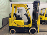 2016 HYSTER S50FT 5000 LB LP GAS FORKLIFT CUSHION 93/218 3 STAGE MAST SIDE SHIFTER 17028 HOURS STOCK # BF960279-BEMIN - United Lift Equipment LLC