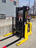 2020 HYSTER W30ZR 3000 LB ELECTRIC WALKIE PALLET JACK 73/149" 3 STAGE CUSHION SIDE SHIFTER 647 HOURS STOCK # BF9155139-RIL - United Lift LLC