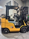 2021 CATERPILLAR/MITSUBISHI FGC25N 5000 LB LP GAS FORKLIFT CUSHION 82/187" 3 STAGE MAST SIDE SHIFTER 836 HOURS STOCK # BF9118459-BUF
