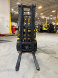 2021 CATERPILLAR/MITSUBISHI FGC20N 4000 LB LP GAS FORKLIFT CUSHION 83/187 3 STAGE MAST SIDE SHIFTER PLUMBED 4 WAY TO CARRIAGE 929 HOURS STOCK # BF9108729-BUF