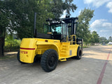 2008 HYSTER H550F 55000 LB CAPACITY DIESEL FORKLIFT PNEUMATIC 172" 2 STAGE MAST SIDE SHIFTING FORK POSITIONER DUAL DRIVE TIRES ENCLOSED CAB 2193 HOURS STOCK # BF91901189-TXB