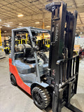 2022 TOYOTA 8FGCU30 6000 LB LP GAS FORKLIFT CUSHION 94/198" 3 STAGE MAST SIDE SHIFTER 793 HOURS STOCK # BF9133279-BUF - United Lift LLC