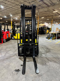 2024 YALE GLC060VX 6000 LB LP GAS FORKLIFT CUSHION 97/211" 3 STAGE MAST SIDE SHIFTER 721 HOURS STOCK # BF9117879-BUF