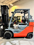 2022 TOYOTA 8FGC35U-BCS 8000 LB LP GAS FORKLIFT CUSHION 92/199" 3 STAGE SIDE SHIFTER 872 HOURS MAST STOCK # BF9144919-BUF - United Lift LLC
